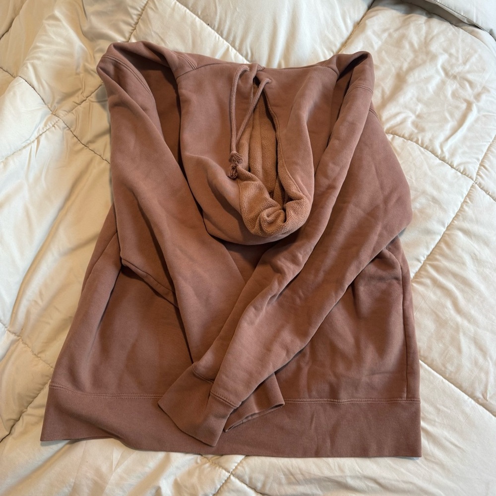 Nike Jumpman Logo Fleece Brown Hoodie - Picture 4 of 6